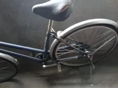 昭和　ブリヂストン　ロッドブレーキ仕様　シティサイクル 青 美品 ブリヂストン 実用車 昭和 レトロ 自転車 ビンテージ ロッド