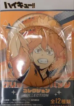 ☆ ハイキュー!!　グリッター缶バッジ　日向翔陽