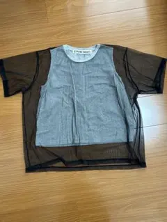 CITEN メッシュレイヤードTシャツ グレーのサムネイル