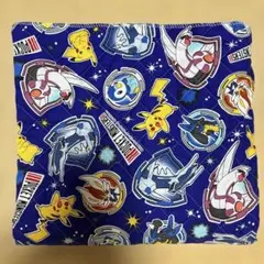 ポケモン キルティング生地 青色