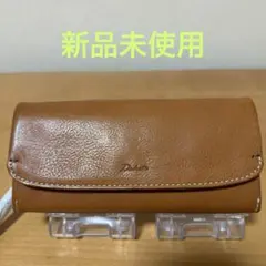 新品・未使用品】Dakota本革L字ファスナー式長財布 マスタード系