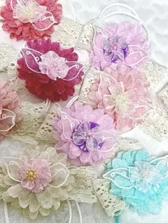 トリミングチョーカー　キラキラ　12本　大きめ　36