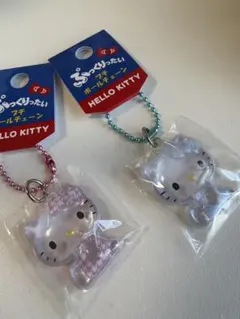 サンリオ　ぷっくりったいプチボールチェーン　キティ　サンリオ