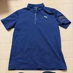 PUMA ゴルフ　ポロシャツ　ネイビー　mサイズ