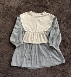 AIRLY momo チェック柄ワンピース