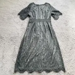 極美品✨【プルーヴー】オケージョンドレス パーティードレス 4L 大きいサイズ