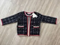 31 Sons de mode ツイード風ニットカーディガン