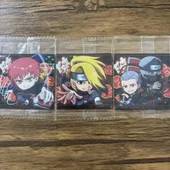 NARUTO ウエハースシール　暁メンバー３枚セット