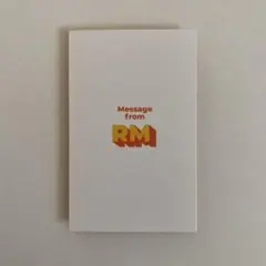 BTS Butter メッセージカード RM