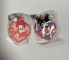 メルヘン工房おなまえホルダー ミニチュアラバーマスコット クロミ/マイメロディ