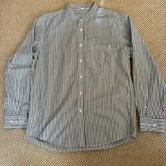 ストライプ ダウンシャツ Lサイズ