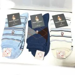 未使用　Hush Puppies 25〜27cm 靴下　３点セット