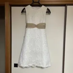 Art Letter(アートレター) キッズドレス　140サイズ　ベージュ系