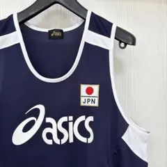 正規品◎￼asics アシックス ￼ネイビー タンクトップ 日本代表 XO￼