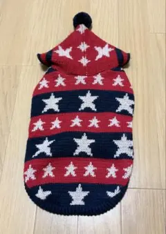 星柄フード付き犬服