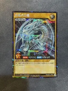 青眼の白龍 シークレット 遊戯王 RD/DD01-JP001