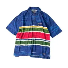 7SM2 【NATURE PROJECT】カラフル　ポロシャツ　古着used