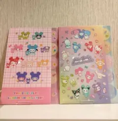 【TWICE×サンリオ】コラボA4クリアファイル2枚セット
