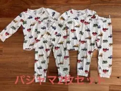 H&M パジャマ 上下セット 2組セット　働く車柄のサムネイル
