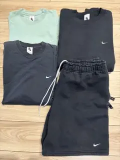 NIKElabナイキラボNRGソロスウッシュクルースウェットパンツTシャツセット