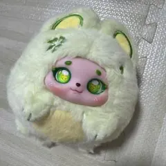多彩球球　ぬいぐるみ　Puff グリーン　ショルダー