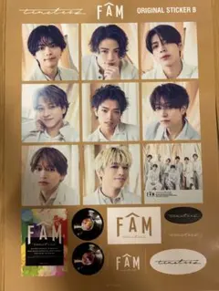 timelesz FAM ステッカー トレカ