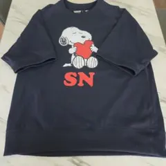 GU×UNDERCOVER PEANUTS スウェット ネイビー Mのサムネイル