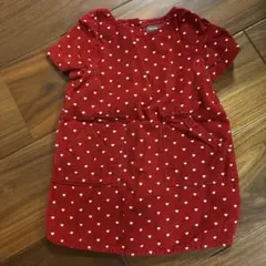 babyGap コーデュロイ ジャンパースカート 赤 12-18M 80
