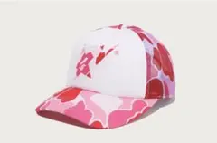 A BATHING APE ピンク カモフラ メッシュキャップ - メルカリ