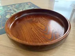 煎茶盆 美杢 波杢 丸盆 くり抜き盆・刳貫煎茶盆・菓子盆・時代煎茶道具 煎茶盆 美杢 波杢 丸盆 くり抜き盆・刳貫煎茶盆・菓子盆・時代煎茶道具