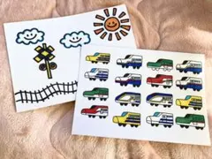 新幹線イラスト／台紙