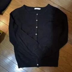 earth music&ecology ブラック カーディガン S