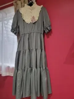 新品値札つきm petit by misako 원피스 グレー M青木美沙子