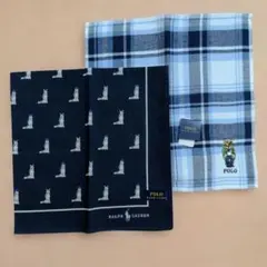 ポロラルフローレン　ハンカチ 2枚セット②