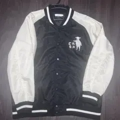 graniphラムチョップ 刺繍 ナイロンスタジャンLサイズ