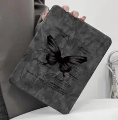 蝶デザイン iPadケース 9世代10世代対応スタンド機能付き