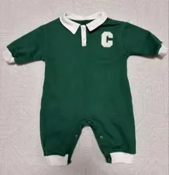 BAKER ポロシャツスタイルロンパース 80