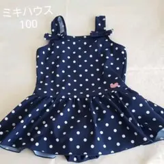ミキハウス　水着　100㎝　女の子　ワンピース