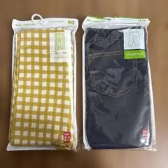 新品　UNIQLO ベビー レギンスセット 90