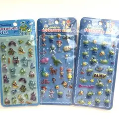 新品正規品　ぷくぷくシール　トイストーリー&モンスターズインク　匿名配送