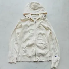 Champion パーカー リバースウィーブ 白 L