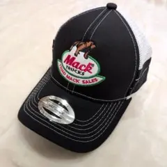未使用 USA製 Mack Trucks トラッカーキャップ メッシュ 企業ロゴ