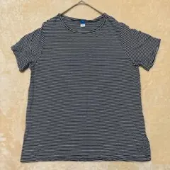 Old Navy オールドネイビー ボーダー Tシャツ S 黒白 レーヨン混のサムネイル