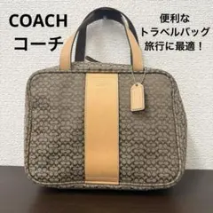 COACH ミニシグネチャー ハンドバッグ トラベルにも！！