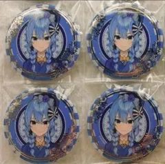 星街すいせい ホロライブ 箔押し缶バッジ 正月衣装 4点セット