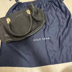 COLE HAAN レザー ハンドバッグ ブラック