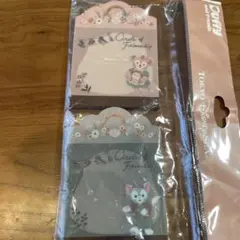 Tokyo Disney Duffy and Friends メモ帳 2個セット