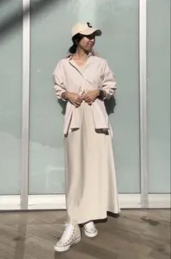 PLST サテンロングスカートのサムネイル