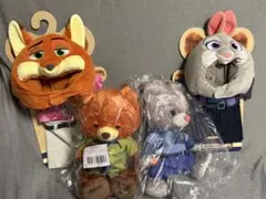 ユニベアシティ　パウシクル　パウキャロット ズートピア ディズニーストア ユニベアシティ パウシクル パウ