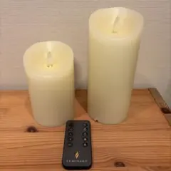 Luminara LEDキャンドル ルミナラ2個セット リモコン付 (電池なし)